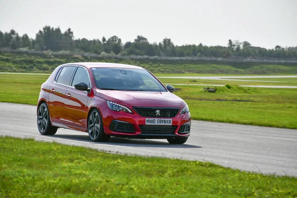 Peugeot 308 GTi yarış pistinde