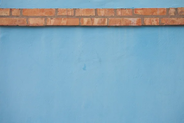 Detail z vnější modré zdi v Burano ostrov, Benátky — Stock fotografie