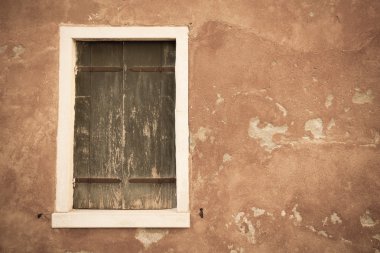 Burano Adası, Venedik tarihli bir balkondan görünümünü