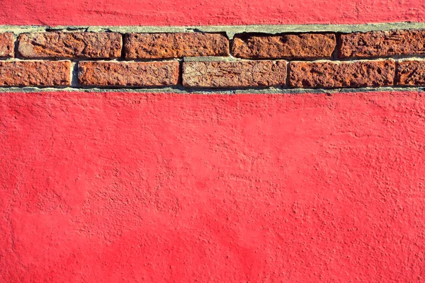 Detalle de una pared exterior en la isla de Burano, Venecia (vintage e — Foto de Stock