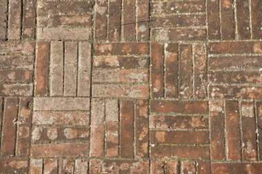 Venedik, İtalya Burano Adası kaldırım yüzeyden detay