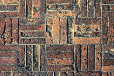 Venedik, Burano Adası kaldırım yüzeyden detayını ben