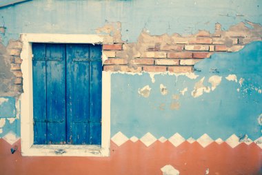 Burano Adası, Ven geleneksel bir evde balkondan detay