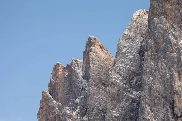 Détail Mur Vertical Dolomites Italie — Photo