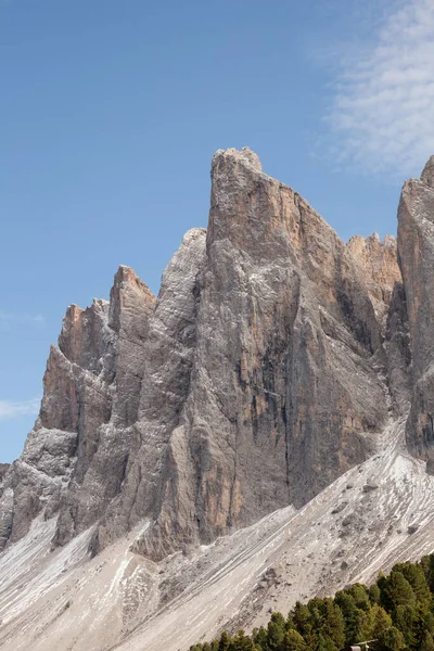 Detalhe Parede Vertical Dolomitas Itália — Fotografia de Stock
