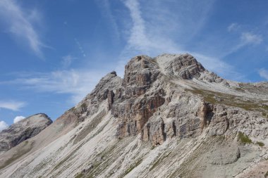 Puez bölgesinden, Dolomitler 'den manzaralar