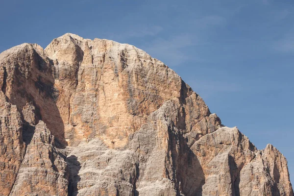 Detail Van Verticale Dolomieten Muur Italië Tofana Rozes — Stockfoto
