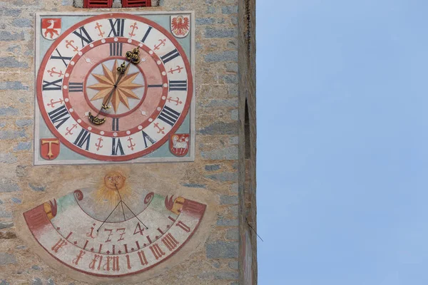 Naz Sciaves Italia Octubre 2019 Reloj Reloj Sol Recientemente Restaurados — Foto de Stock