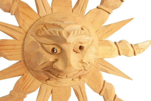 Escultura de madera popular del Tirol del Sur, Italia — Foto de Stock