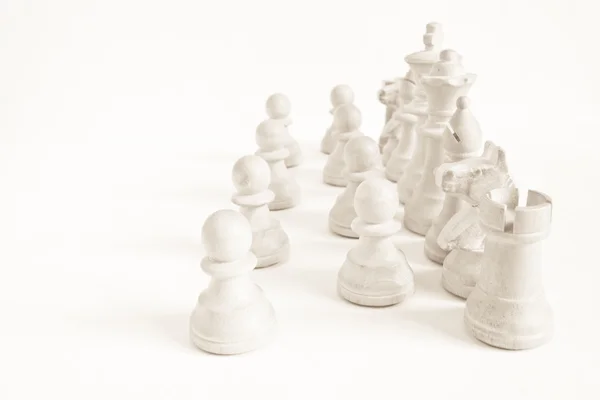Šachová strategie: názory — Stock fotografie