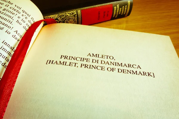 William shakespeare literatur: hamlet, prince of denmark — Stockfoto