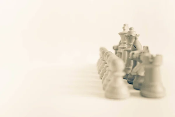 Pontos de vista da estratégia de xadrez — Fotografia de Stock