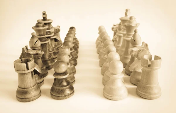 Chess strategy points of view — Stock Photo, Image