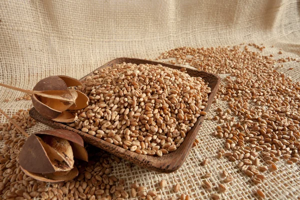 Wheat as natural food — Stock Photo, Image