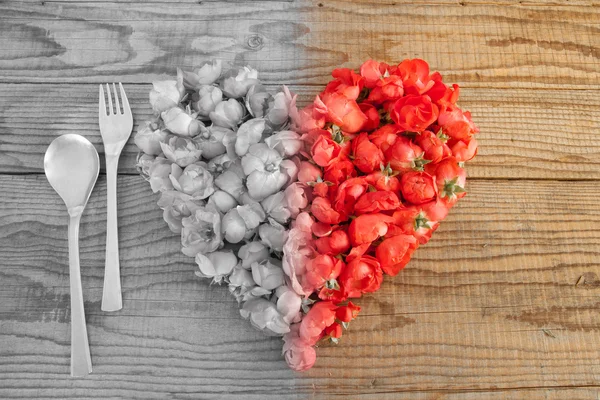 Mangiare in amore — Foto Stock