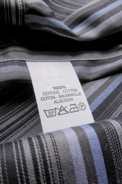 Washing instructions — Stock Photo, Image