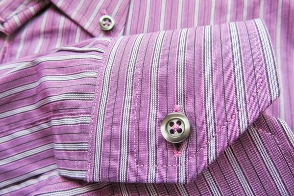 Camisa de algodón rosa y blanco — Foto de Stock