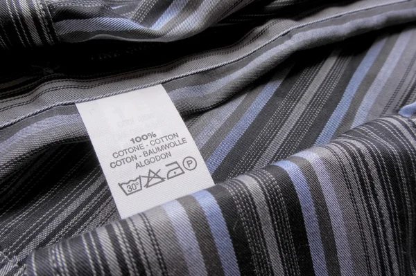 Chemise à rayures verticales en coton Images De Stock Libres De Droits