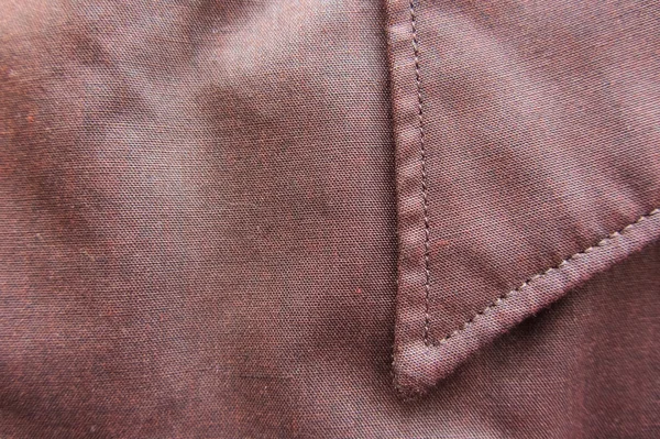 Brown/violet cotton shirt with silk effect, made in Italy — Stock Photo, Image