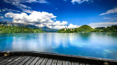 Bled Gölü Panoraması