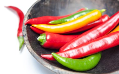 taze biberli karıştırılmış renk