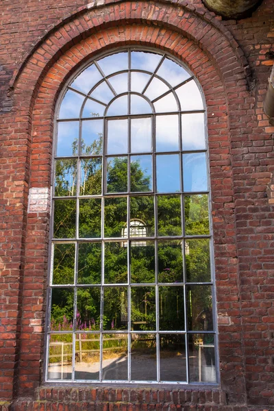 Window in the Landschaftspark Nord Duisburg — Stock Photo, Image