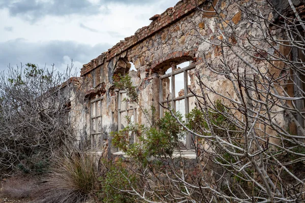 Övergiven Tidigare Gruvdrift Pearroya Pueblonuevo Spanien — Stockfoto