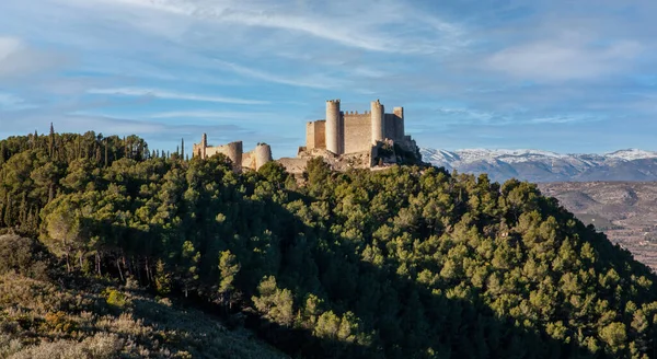 시에라데이르 Sierra Irta 스페인의 카스티요데 시버트 Castillo Xivert — 스톡 사진