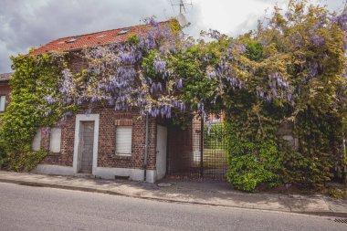 Detail view of the abandoned resettled village of Morschenich - old for the Hambach opencast mine