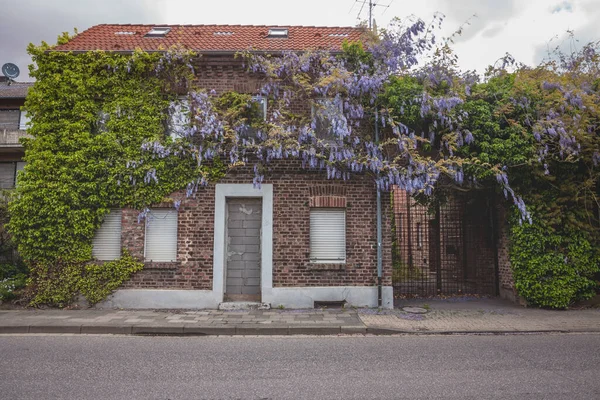 Vista Detallada Del Pueblo Abandonado Morschenich Viejo Para Mina Cielo — Foto de Stock