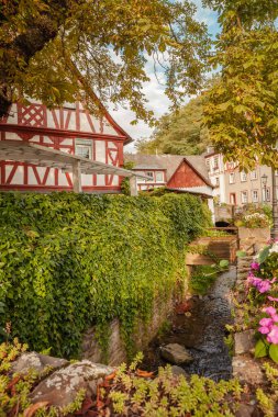 Braubach şehrinin detaylı görüntüsü