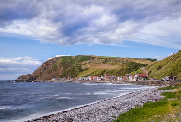 Crovie küçük kıyı köy — Stok fotoğraf