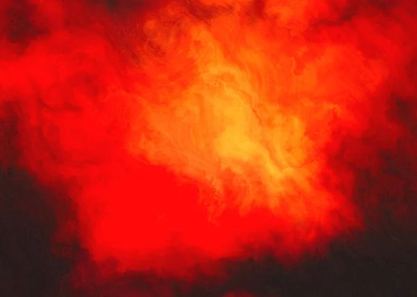 Grunge Energia Brillante Rosso Arancio Fiamma Sfondo Scuro Inferno Fuoco — Foto Stock