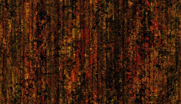 Grunge Yellow Red Vertical Shapes Seamless Pattern Autumn Colors Design — Stock fotografie