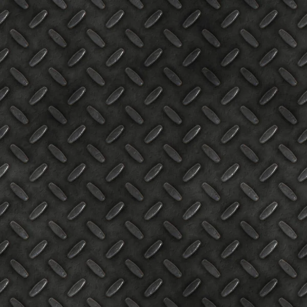 クロムシームレス形状パターン 金属黒灰色の3Dイラストパネル ダイヤモンド鋼の背景テンプレート — ストック写真