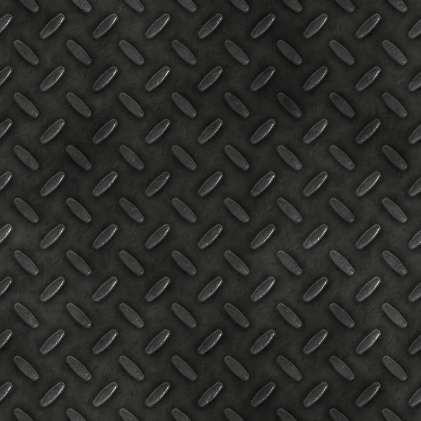 Chrome Seamless Shapes Pattern Metal Black Grey Illustration Panel Diamond — Stock Photo, Image