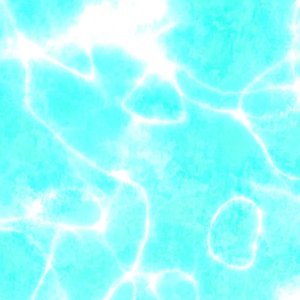 要旨白色波状線のシアン青の背景 水の液体の形夏の紙 — ストック写真