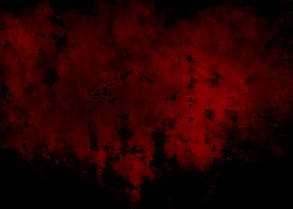 Dark Red Black Horror Pilled Scratched Wall Background Texture Distressed — Stock fotografie