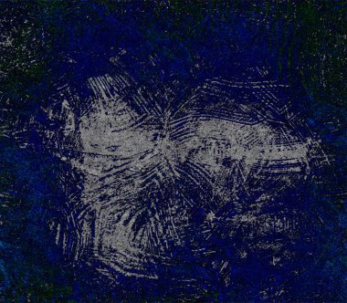 Sınırlarda grunge mavi dokusu ve sıva gri merkezi ile soyut sıkıntılı arkaplan