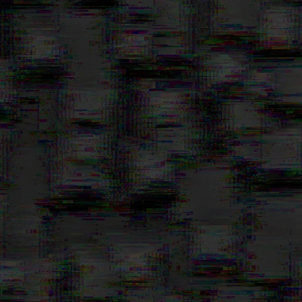 Abstrakte Schwarz Graue Fantasie Glitch Geometrischen Hintergrund — Stockfoto