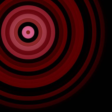 Koyu kırmızı ve siyah çizgi roman tasarım ögesi, çizgi roman hedef kağıdı görünümü, grafik sanat broşürü veya web sitesi şablonu