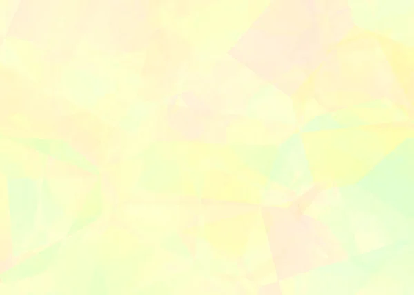 Soyut Pastel Sarı Turuncu Yeşil Çokgen Dikişsiz Şekiller Güneşli Arka — Stok fotoğraf