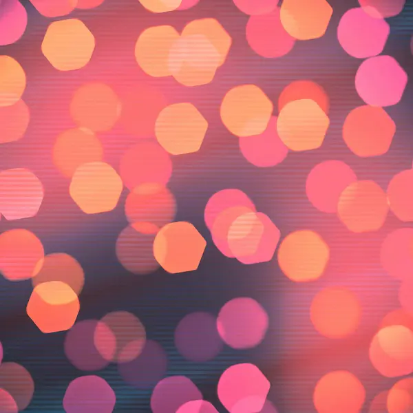 Oranje Roze Bokeh Gloeiend Effect Abstracte Lichten Strepen Achtergrond Feestelijk — Stockfoto