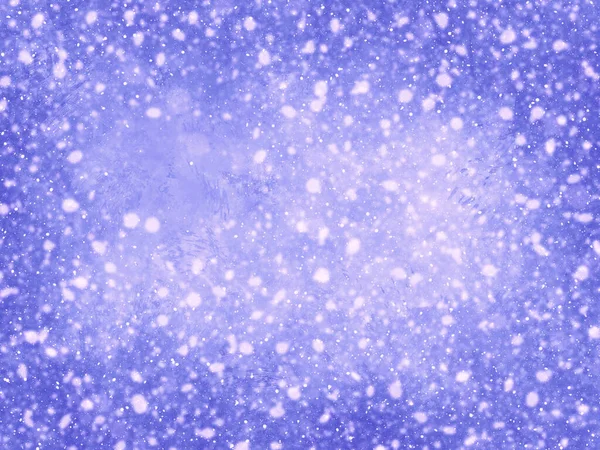 Violet Sneeuw Achtergrond Met Zwakke Textuur Helder Midden Donker Vignet — Stockfoto