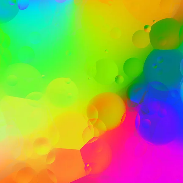 Abstract Verloop Heldere Kleurrijke Achtergrond Druppels Veelhoekige Vormen Regenboog Zomer — Stockfoto