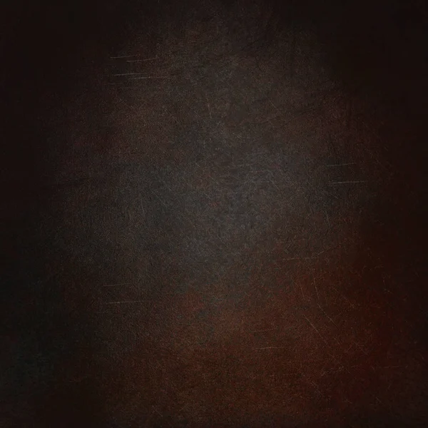 Grunge Marrom Escuro Vermelho Arranhado Tecido Texturizado Fundo Centro Brilhante — Fotografia de Stock