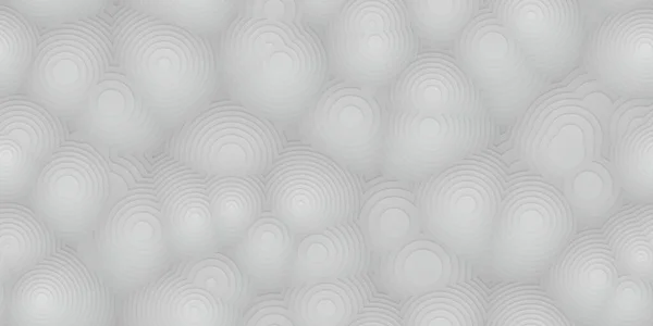 Abstract White Grey Circles Optical Illusion Teaser Wallpaper Monochrome Illustration — Stock Photo, Image