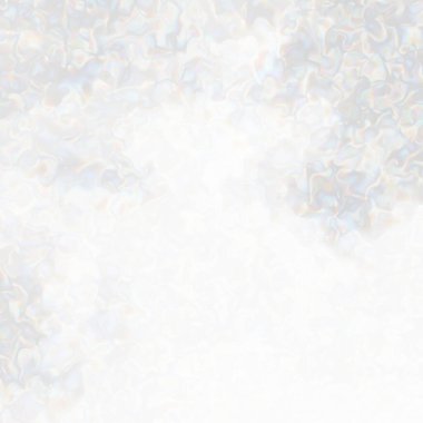 Zarif su yanardöner beyaz dalgalı şekiller dokulu arka plan. Yumuşak pastel holografik çizim. Metin için yeri olan romantik trend arka planı, uzay düğün kartını kopyala