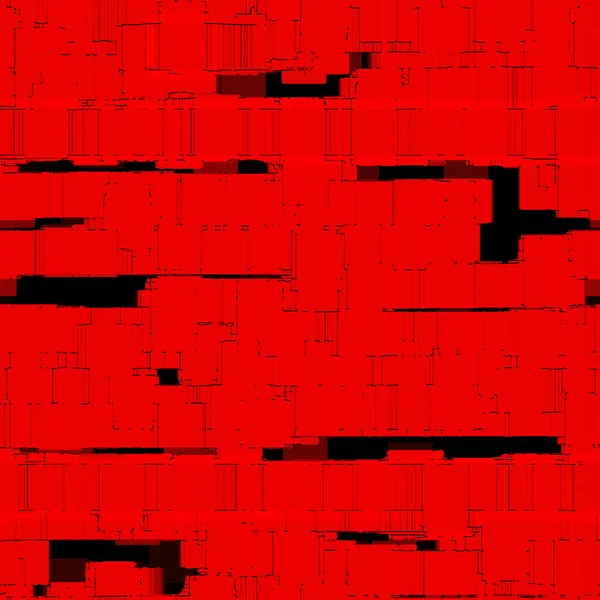 Abstrakte Schwarze Linie Und Geometrische Minimalformen Nahtlose Muster Auf Leuchtend — Stockfoto