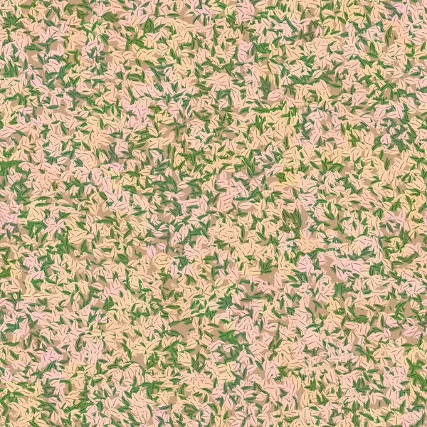 Abstrakt Beige Ros Och Gröna Överlappande Blad Sömlös Textildesign Naturbakgrund — Stockfoto